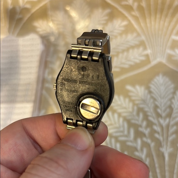 Swatch Black and Gold Geometric Watch - Picture 8 of 8